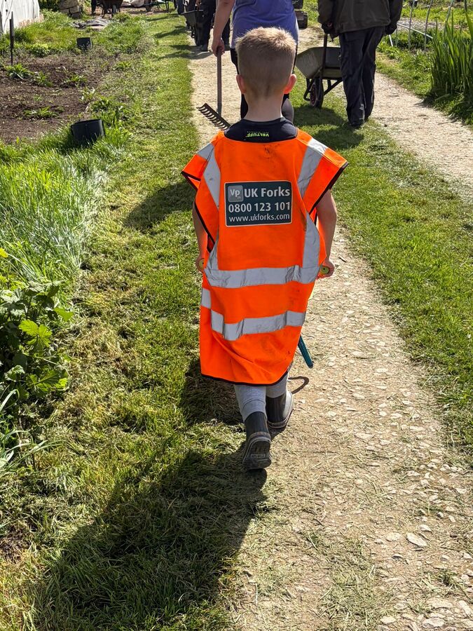 Even the youngest helped!